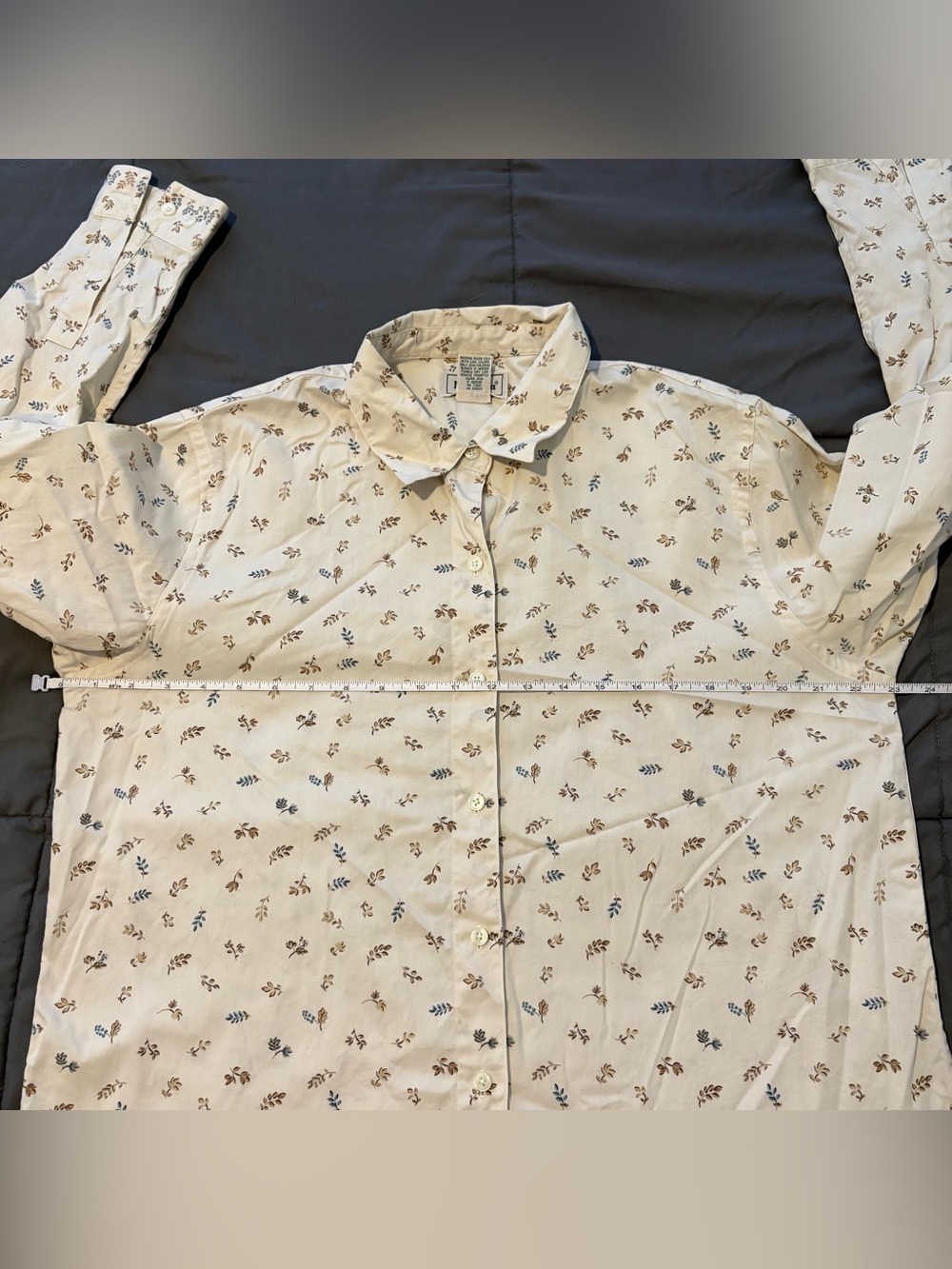L.L. bean leaves button down shirt - Picture 5 of 5